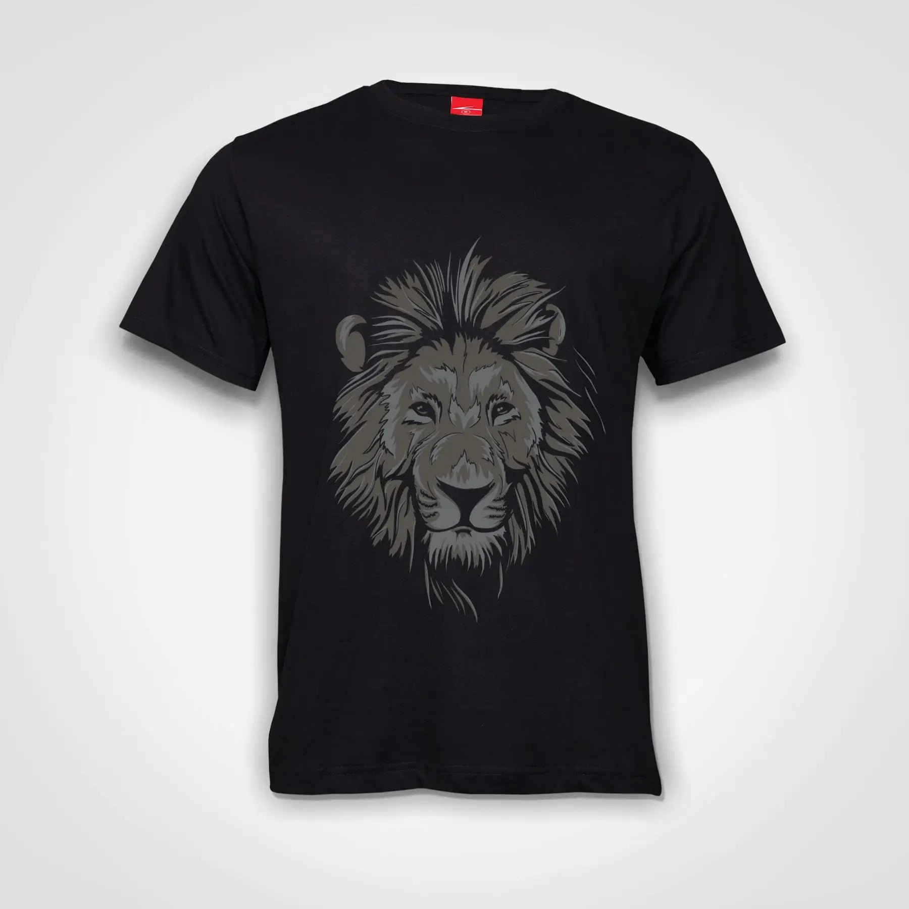Lion Cotton T-Shirt Black IZZIT APPAREL