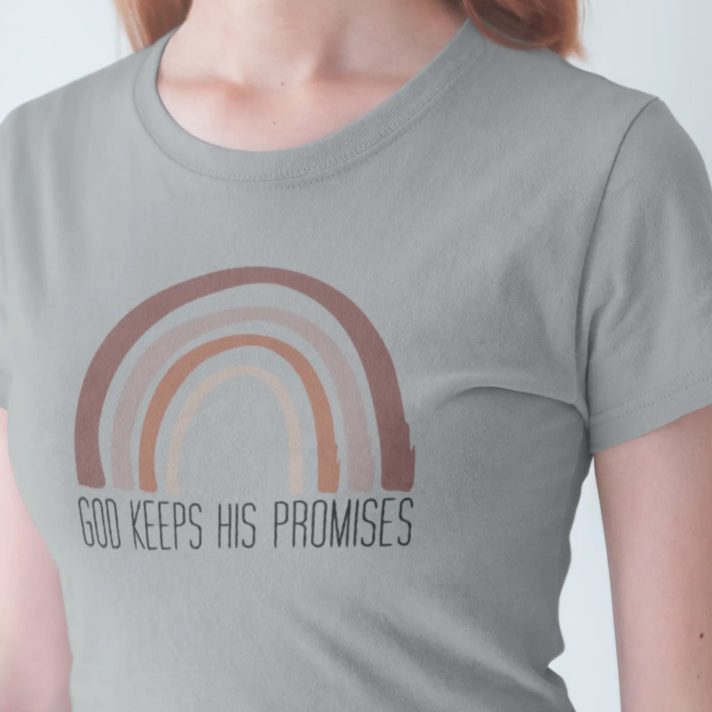 God Keeps His Promises Ladies Fitted T-Shirt IZZIT APPAREL